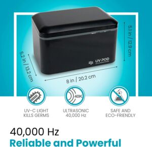 UV Pod's Ultrasonic Cleaner and UV Light Sanitizer 